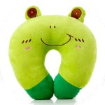 Green Smiley Frog U Shape Feeding & Nursing Baby Neck Pillow